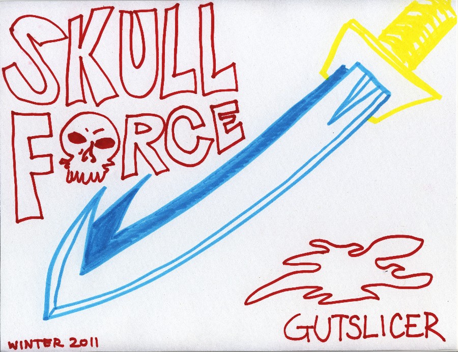 Skull Force Comics 45. Winter 2011: Gutslicer